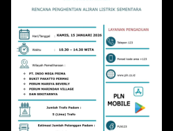 PLN UP3 Makassar Selatan Jadwalkan Pemadaman Listrik Sementara di Wilayah Sungguminasa Hari Ini