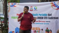 Wali Kota Makassar Hadiri Penyerahan CSR PERBANAS Sulsel untuk UMKM CFD Sudirman